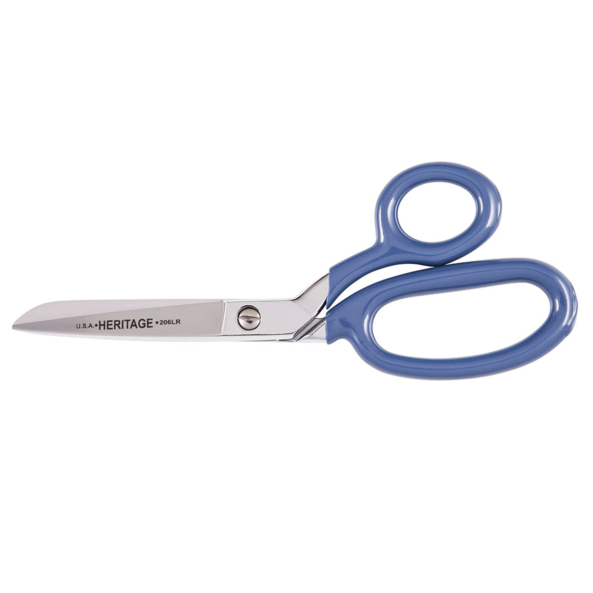 Klein Tools, Bent Trimmer, Large Ring, Blue Coating, 6in., Blade Size 2.75 in, Tool Length 7.25 in, Model# 206LR